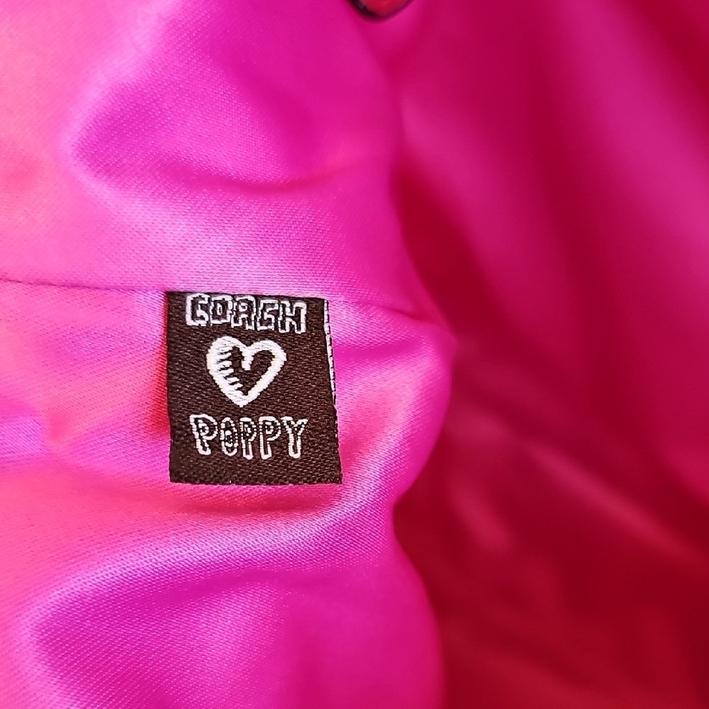 Coach Poppy 2010 Pink Ombré Floral Appliqué Glam Tote 3 Hangtags - Picture 15 of 17